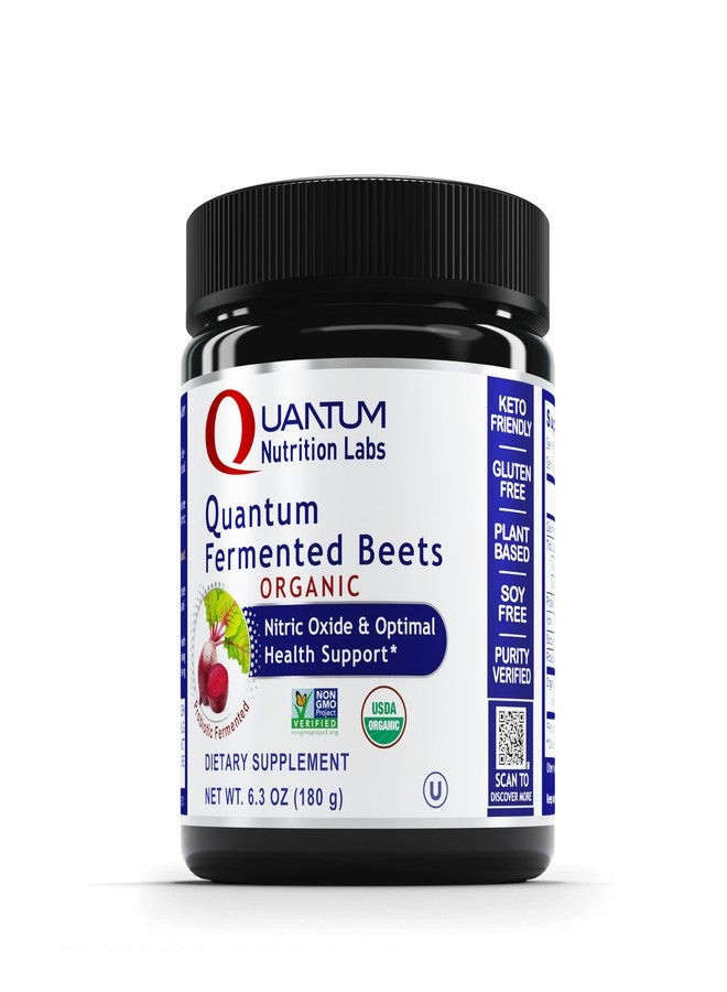 Quantum Nutrition QNL Qultured Fermented Beets - Organic Beet Root Powder - Heart Health Supplement - Offers Immunity Support - Vegan Beet Supplement - Natural Source of Nitrates - 6.3 oz - Image 1